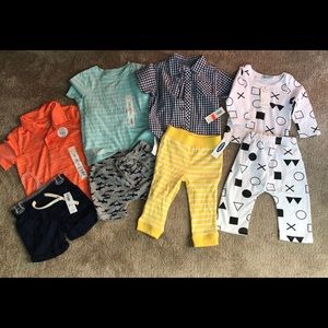 Lot of New with tags baby boy clothes